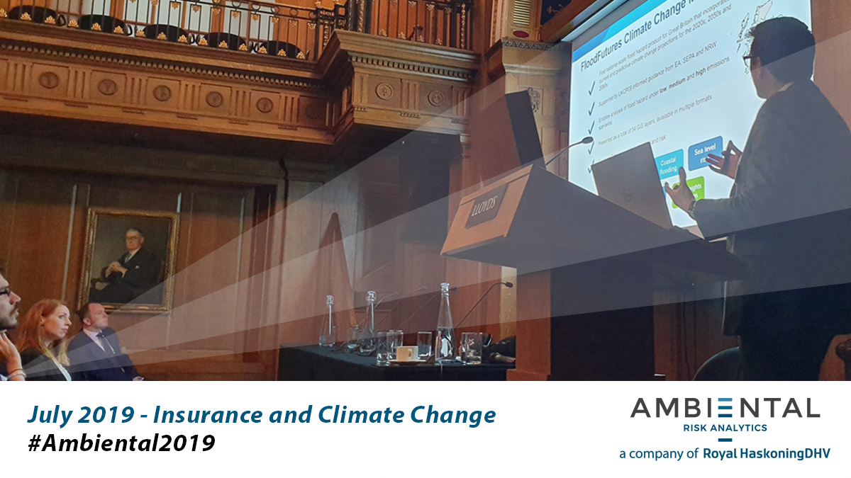 We hosted an event at Lloyd's of London about insurance and climate change