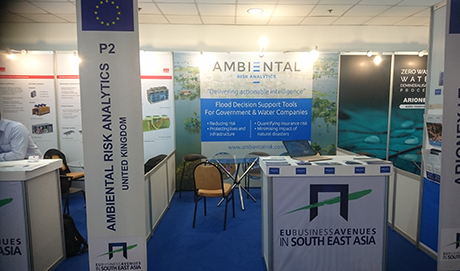 Ambiental stand in Manila, the Phillipines.