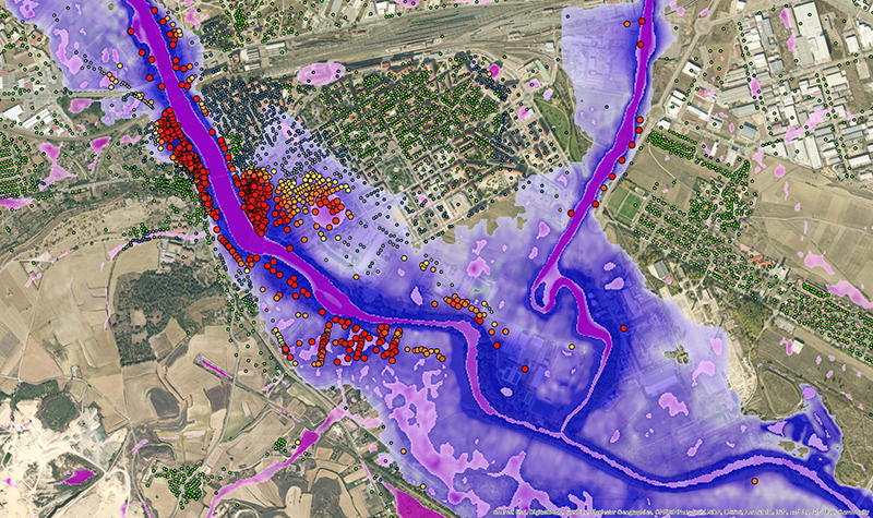 Ambiental FloodMap fluvial data for Switzerland