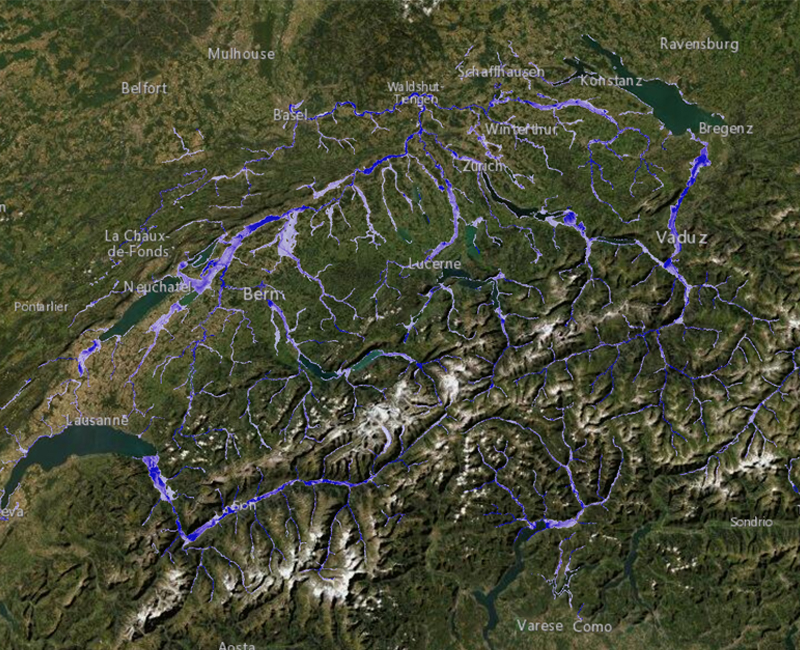 FloodMap verification for Switzerland