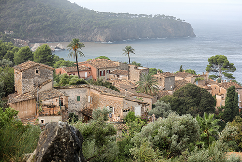 a coastal village in Majorca
