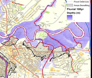 Defended Flood: Fluvial/Surge